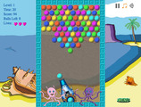 Bubble-spel-in-de-tropen-met-octopus