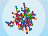 Bubble-legkaart-spel